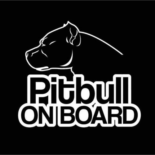Pitbull Tarafından Korunuyor Sticker Yapıştırma 16cm Beyaz