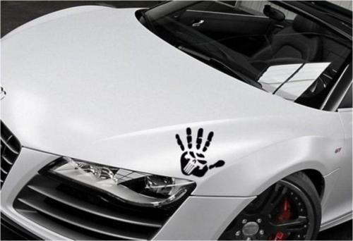 Punisher Kuru Kafa El Sticker Araba Stickerı Yapıştırma