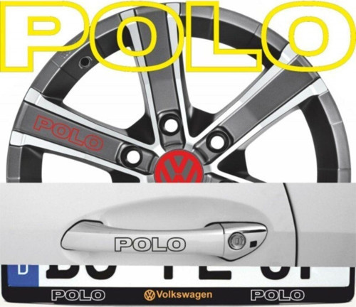 Polo Kapı Kolu Sticker Yapıştırma 8Adet