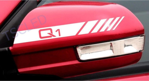 Q1 Ayna Sticker Audi Oto Araba Sticker