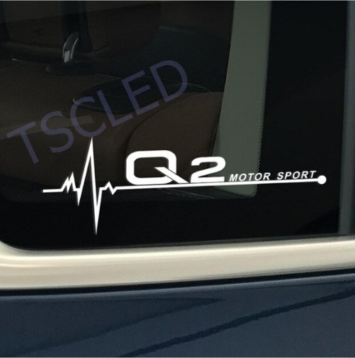 Q2 Kelebek Cam Audi Oto Araba Sticker
