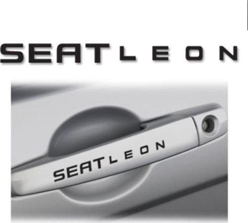 Seat Leon Sport Yazısı Kapı Kolu Sticker Yapıştırma 8 Adet