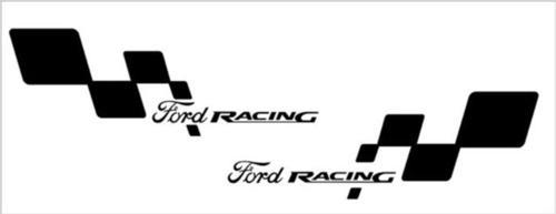 Racing Yan Kapı Bayraklı Desenli Sticker Yapıştıma 30cm