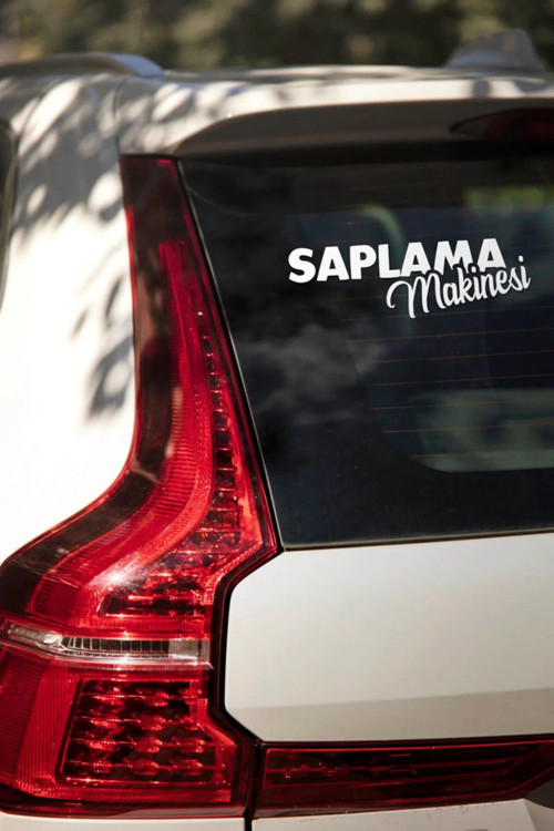 Saplama Makinesi 25CMx14cm Arka cam Araba Sticker