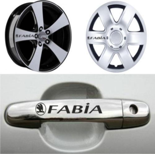 SKODA FABİA Kapı Kolu Jant Sticker Yapıştırma 8 Ad