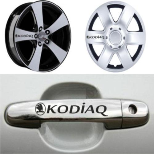 SKODA KODİAQ Kapı Kolu Jant Sticker Yapıştırma 8 Ad