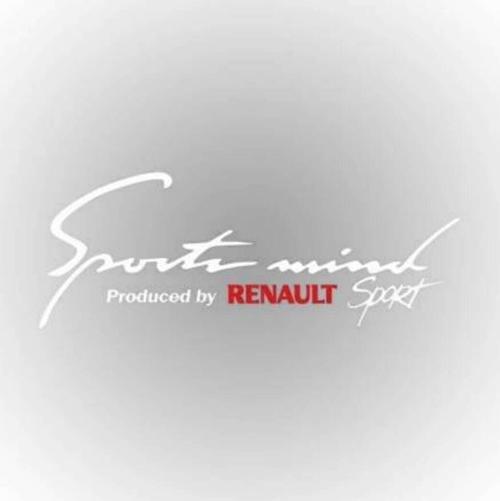 Rena ult Sports Mind Oto Sticker 30 cmx11 cm Beyaz yazı 410