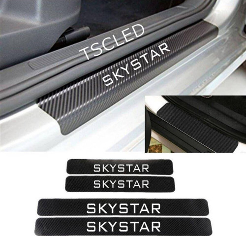 Skystar Karbon Kapı Eşiği Kaplama Sticker 4 lu Set zz143
