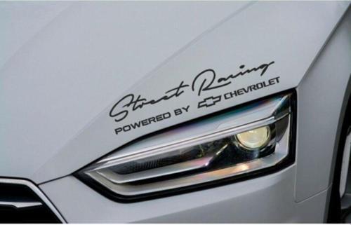 Street Racing Chevrolet 1 Ön Tampon Kaput Araba Oto Sticker