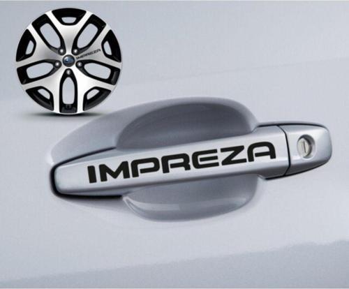 Subaru impreza Kapı Kolu Sport Sticker Yapıştırma 8 Ad
