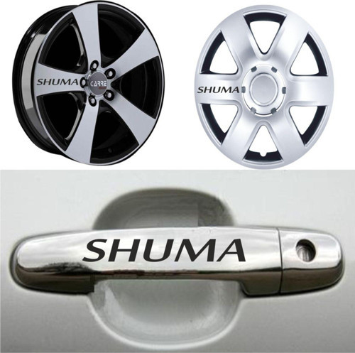 Shuma Kapı Kolu Jant Sticker (10 Adet) Etiket Yapıştırma Z167