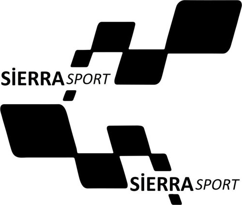 SİERRA sport Etiket Yapıştırma 30cmx11cm MMD300