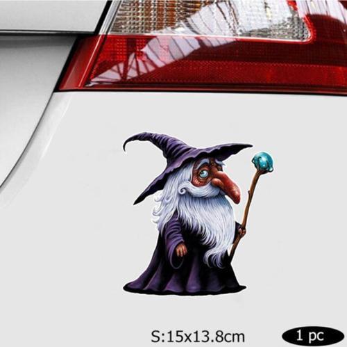 Sihirbaz Komik Sticker Etiket Yapıştırma 16cm