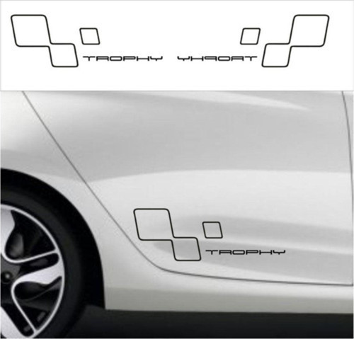 Trophy Sport Yan Kapı Sticker Yapıştırma Etiket