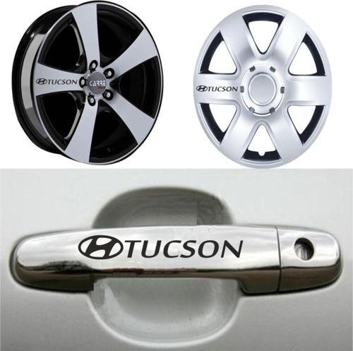 Tucson Kapı Kolu Jant Sticker (10 Adet) Etiket Yapıştırma Z191