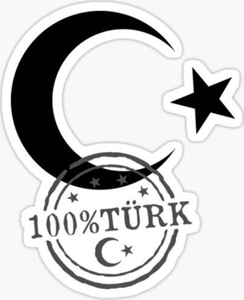 Türk Araba Sticker Etiket 18 cm Yapıştırma 2