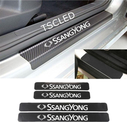 Ssangyong Karbon Kapı Eşiği Koruma Sticker (4lu Set)