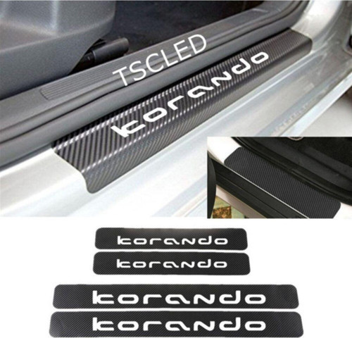 Ssangyong Korando Karbon Kapı Eşiği Koruma Sticker (4lu Set)