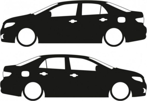 Toyota Corolla Sticker Yapıştırma 2 Adet