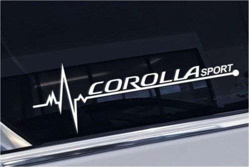 Toyota Corolla Yan Cam Sticker Oto Kapı Çıkartma 20cmx7cm