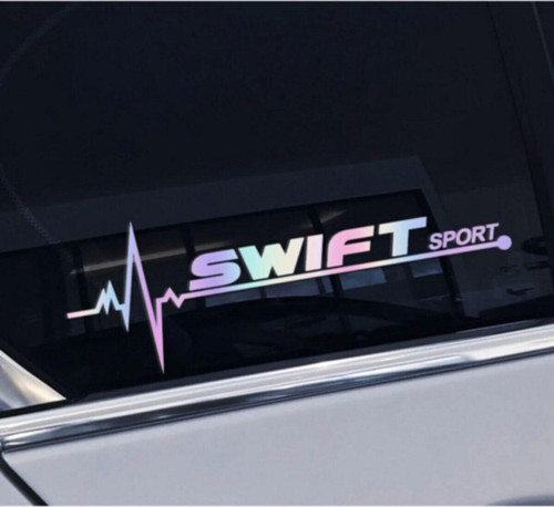Suzuki Swift Yan Cam Sticker Oto Kapı 20 Cm X 7 Cm Holo-chroma