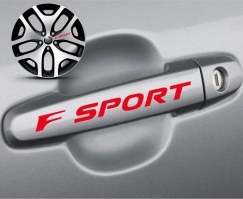 Toyota f kapı Kolu Sport Sticker Yapıştırma 8 Ad
