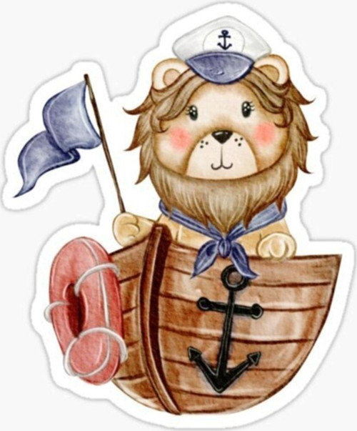 Ufak Bebek Aslan Araba Oto Sticker Etiket Renkli W9