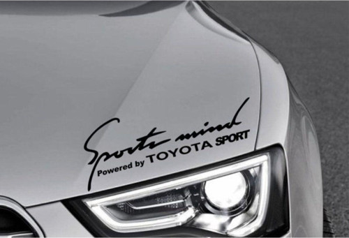 Toyota Mind Kaput Üzerinde Araba Sticker Yapıştırması