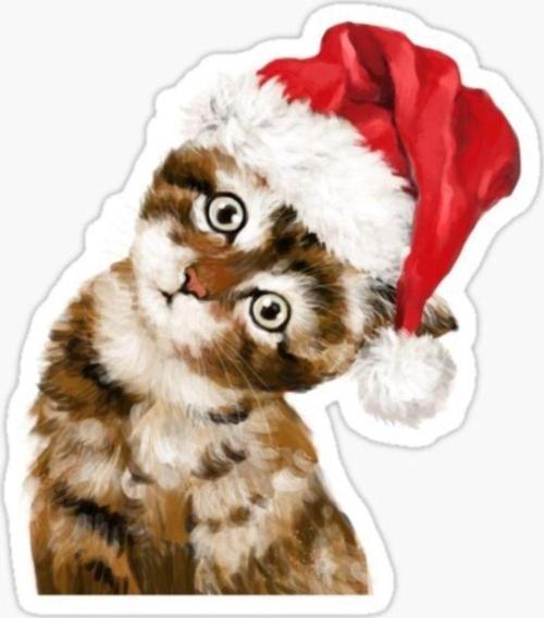 Ufak Bebek Kedi Araba Oto Sticker Etiket Renkli A7