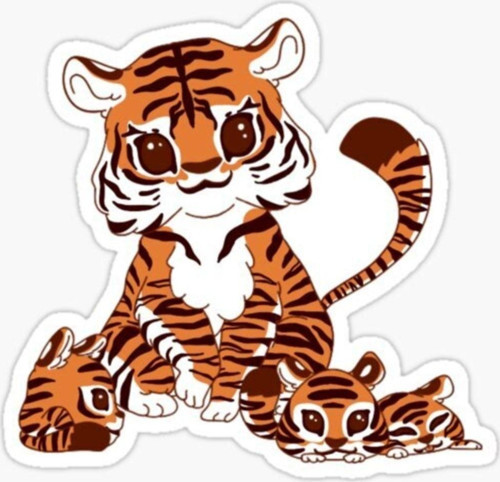 Ufak Bebek Kedi Araba Oto Sticker Etiket Renkli C4