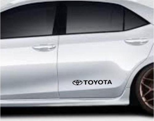 Toyota Yan Kapı Alt Yazısı Sticker Oto Etiket 3 Adet