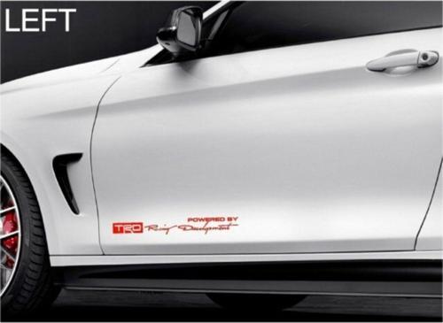 Toyota Yan Kapı Modifiye Sticker Oto Yapıştırma 2 Adet
