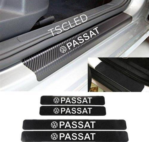 v w Passat Karbon Kapı Eşiği Kaplama Sticker 4 lu Set zz250