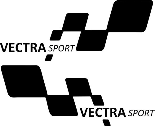 vectra sport Etiket Yapıştırma 30cmx11cm MMD331