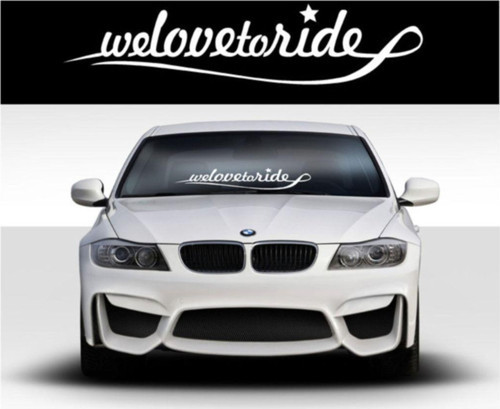 Welovetoride Ön Cam Sticker Yapıştırması Araba Sticker