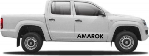 Volkswagen Amarok Yan Kapı Araba Sticker Yapıştırma 2 Ad