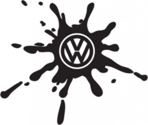 Volkswagen Damla Görünümlü Sticker Damlası Yapıştırma 2 Adet