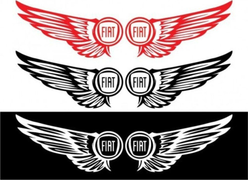 Yan Ayna Fiat Sticker Yapıştırma 2 Adet
