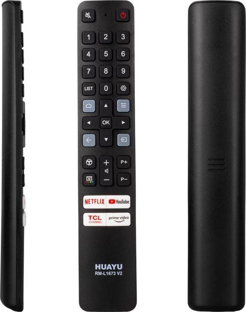 Huayu KL RM-L1673 Netflıx-Prıme Vıdeo-Zee5-Youtube Tuşlu Tcl Lcd Led Tv Kumandası Uzaktan Kumanda