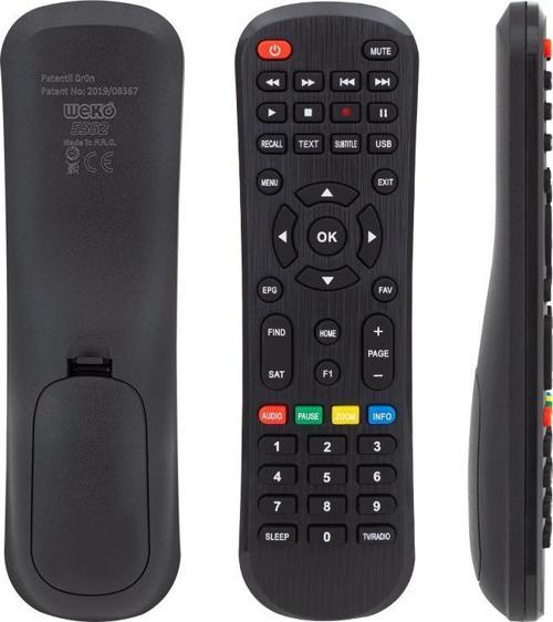 WEKO KR EXTREME BOX HD UYDU KUMANDASI*SAMUX*JBM KUMANDA (5582=4881)
