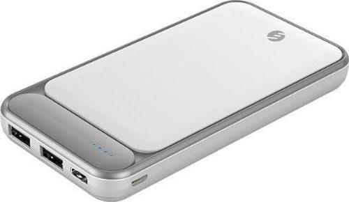 S-LINK IP-G2710 10000 MAH POWERBANK 2 USB PORT BEYAZ LCD GÖSTERGELİ POWERBANK
