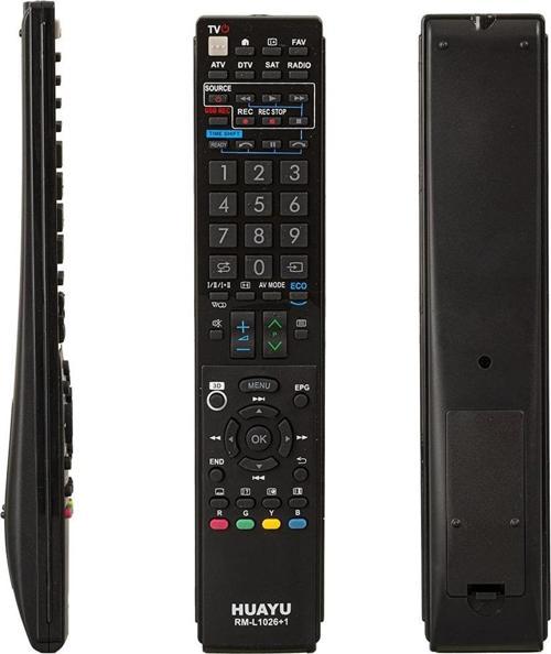 Ayt Sharp RM-L1026 1Universal Lcd Led Tv Kumandası Tüm Sharp Modellerine Uyumlu Uzaktan Kumanda