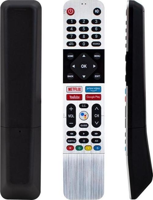 Kl Arçelik Beko Grundig Netflix Youtube Tuşlu Ses Komutlu Mikrofonlu Lcd Led Tv Kumandası Uzaktan Kumanda