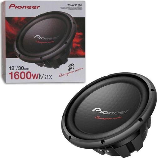 TS-W312D4 1600 Watt 600 RMS 30 cm Çift Bobin Subwoofer
