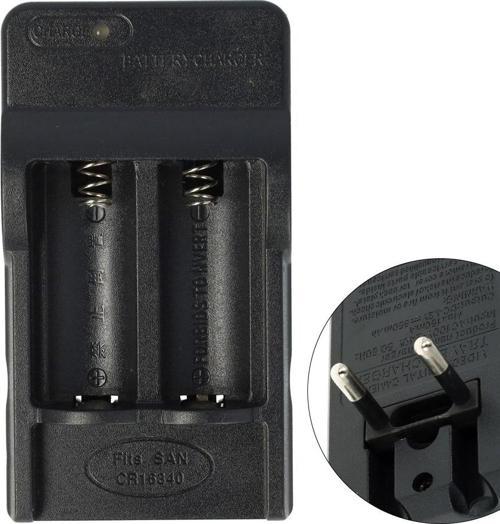 Ayt PowerMaster Pil Şarj Cihazı 4.2 Volt 650 Ma Pil Şarj Aleti Cr123a 16340 Kısa Pil Uyumlu