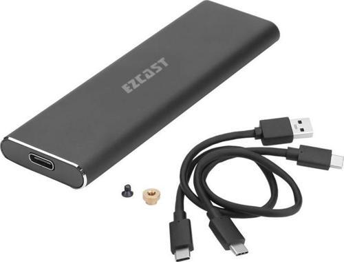 Ayt Powermaster Taşınabilir M.2 Nvme Ssd Destekli Usb 3.1 Type-C Ssd Harddisk Kutusu Sabit Sürücü Muhafazası