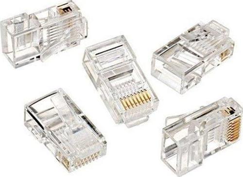 Ayt RJ45 Ethernet Cat5 Cat6 Uç 8P8C Soket 100 lü İnternet Soketi Jack