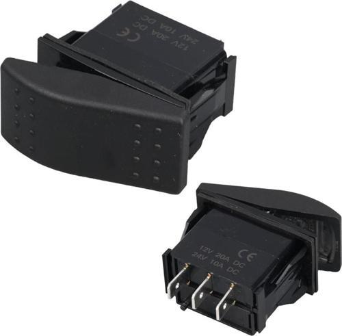 Ayt Boş Sembolsuz Araç On Off Aç Kapa Yaylı Anahtar Düğme Oto İçin 12-24 Volt Switch 3 Pinli