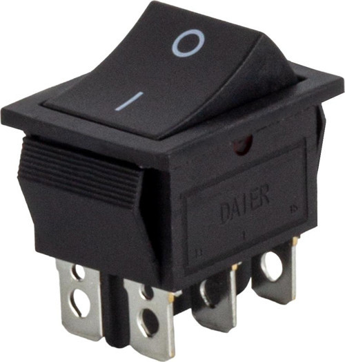 Geniş Işıksız Anahtar Aç Kapa 6 Pin ON-OFF IC-107