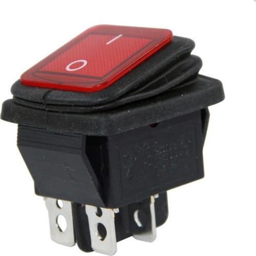 Ayt IC-104W Geniş Körüklü Işıklı On Off Anahtar Aç Kapa Düğme Buton 27x21x42 mm